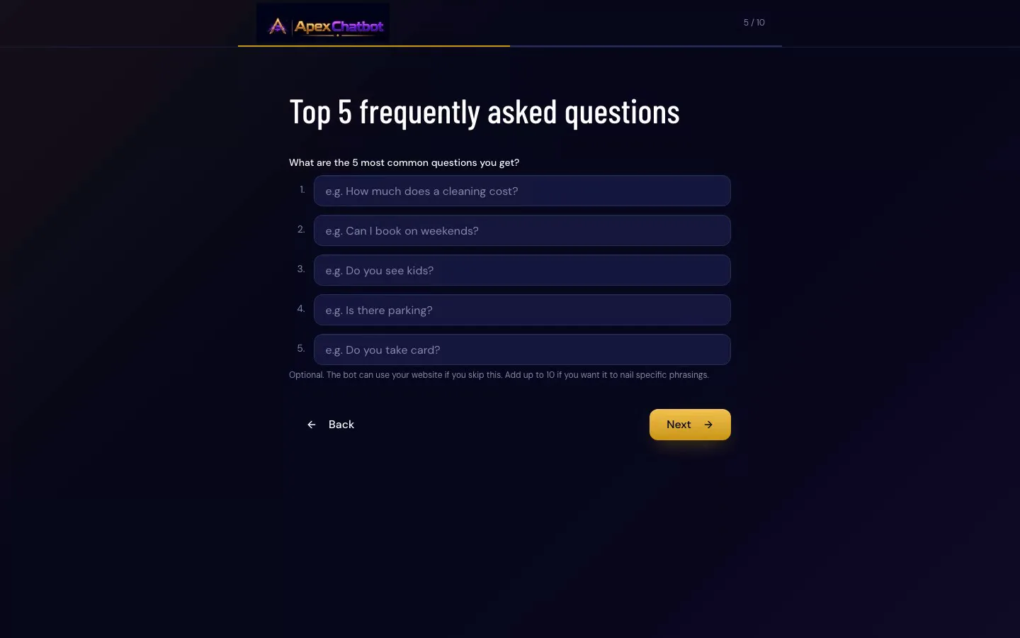 Install the chatbot on WordPress or any website